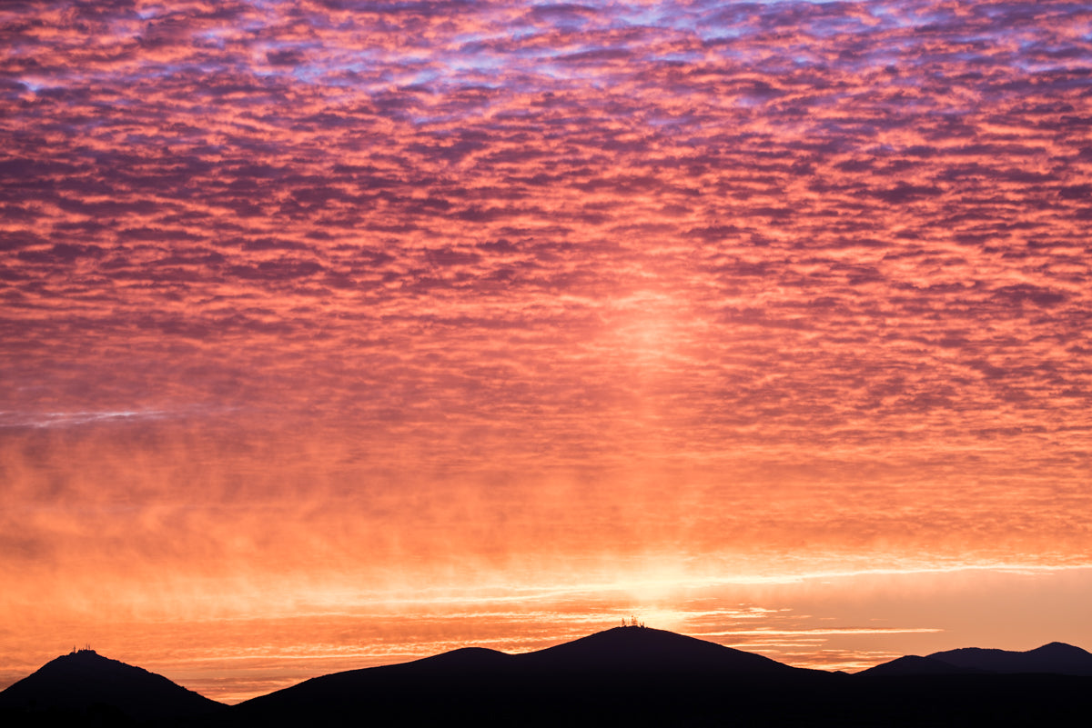 Sunrise over Black Mountain